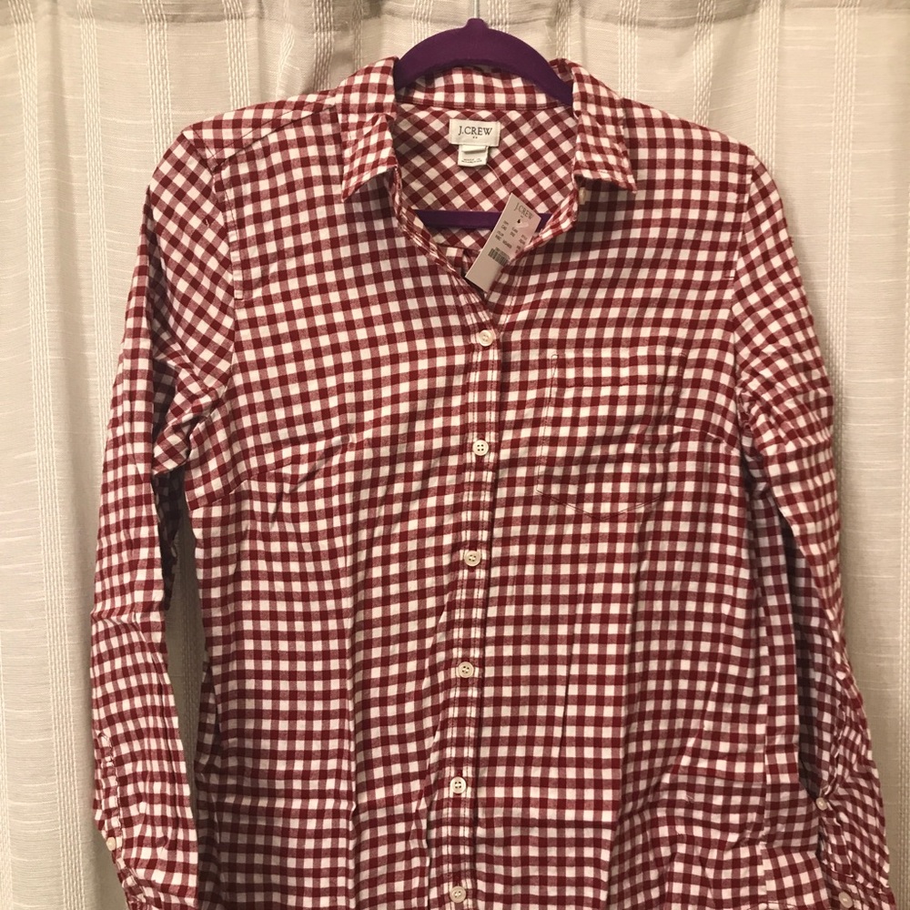 NEW long sleeve J Crew flannel